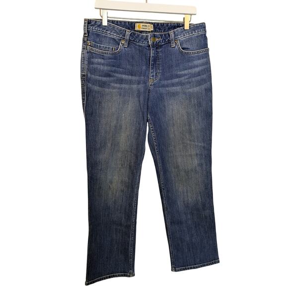 CARHARTT Women Size 12 Short Original Fit Straight Leg Work Jeans Denim $70 MSRP - Picture 1 of 7